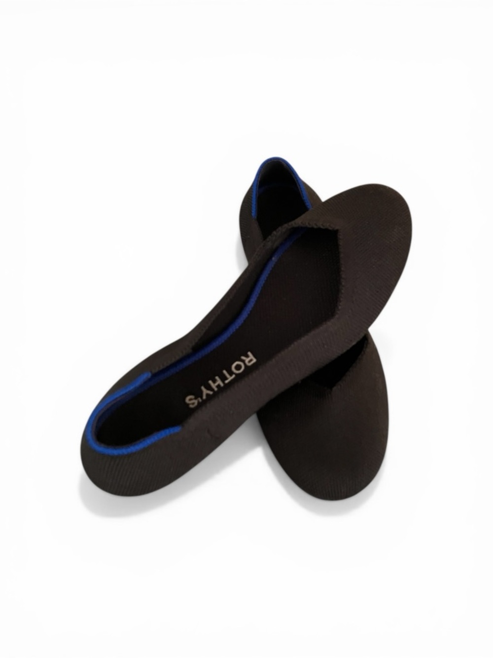 Rothy's Black Slip-On Women's Flats Round Toe 6.5